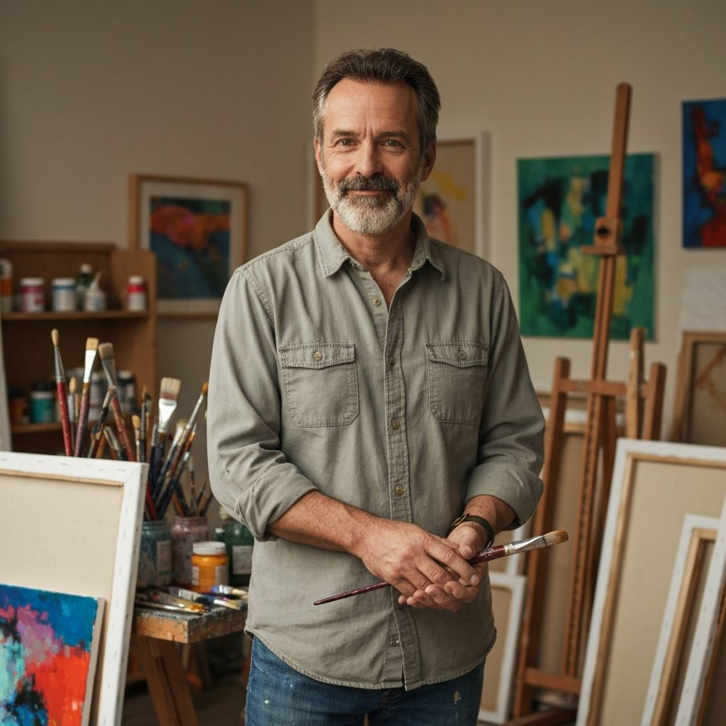 Nik in the studio